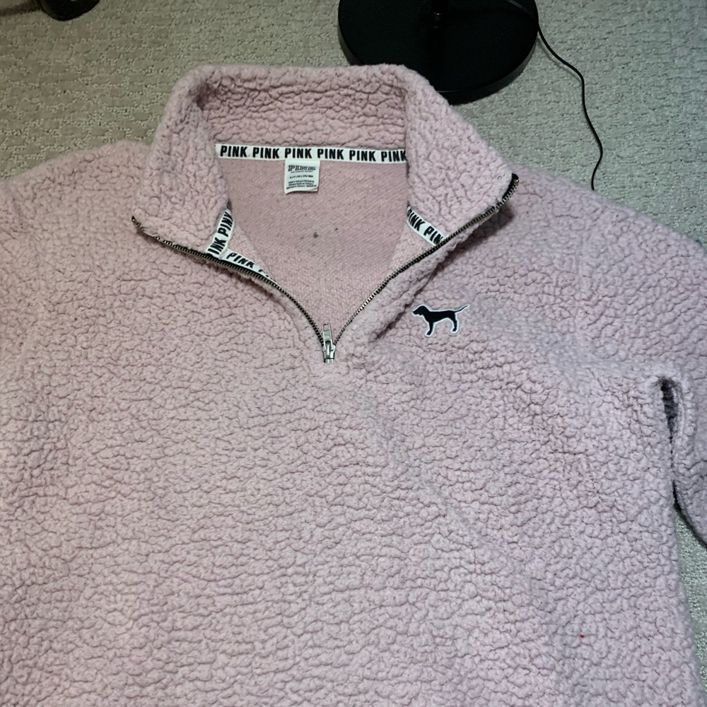 light pink Sherpa VICTORIAS SECRET